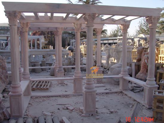 石雕涼亭